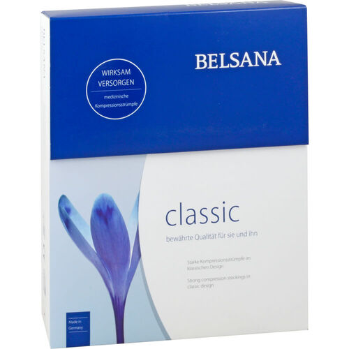 Belsana Classic K2 AD 4 Noppenhaftband 5cm schwarz mit Spitze l.Fu&szlig; - 1