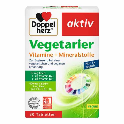 Doppelherz Vegetarier Vitamine+Mineralstoffe Tabletten - 1