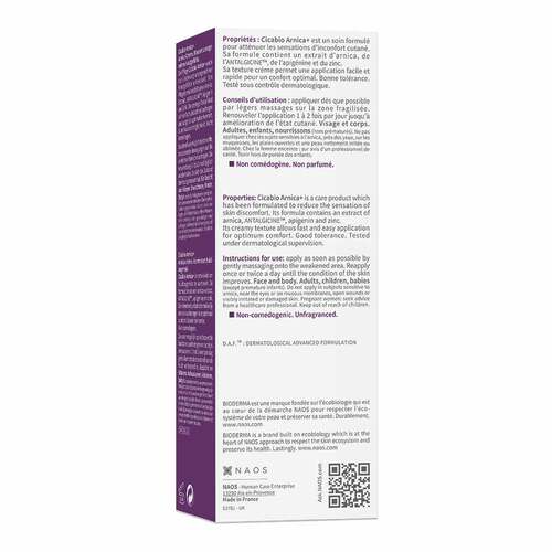 Bioderma Cicabio Arnica + Pflegecreme f&uuml;r gesch&auml;digte Haut, Schwellungen und H&auml;matome - 4