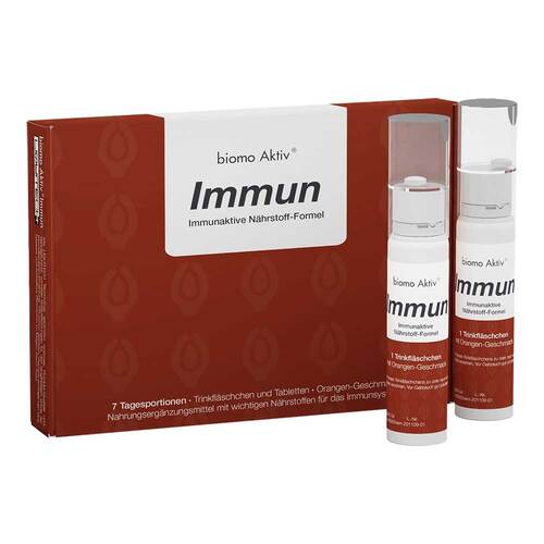 Biomo Aktiv Immun Trinkflasche + Tabletten 7-Tages-Kombi - 1