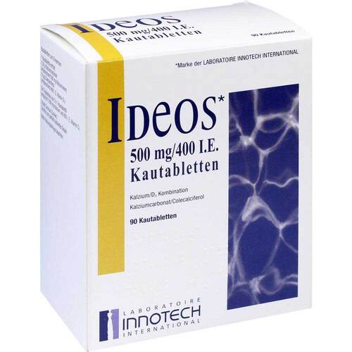 Ideos 500 mg / 400 I.E. Kautabletten - 1