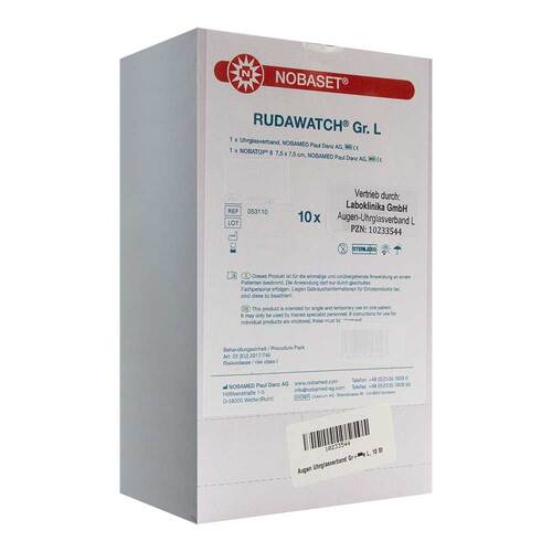 Augen Uhrglasverband Gr&ouml;&szlig;e L - 1