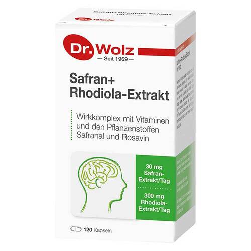 Safran + Rhodiola-Extrakt Dr. Wolz Kapseln - 1