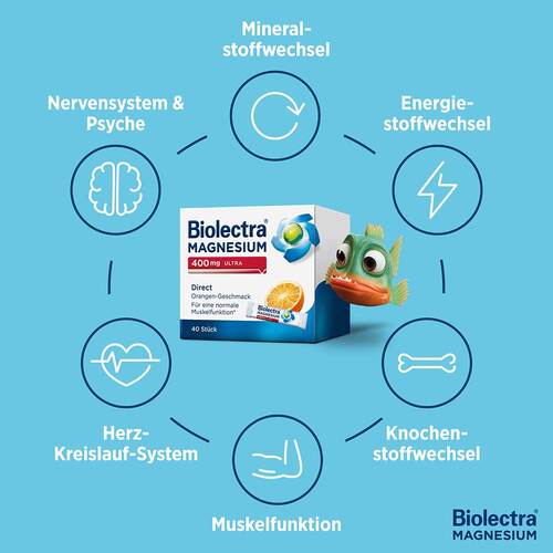 Biolectra Magnesium 400 mg ultra Direct Orange - 4