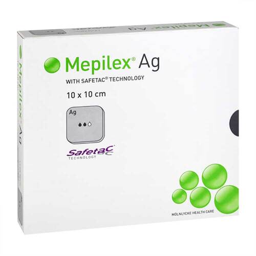 Mepilex Ag Verband 10x10cm steril - 1