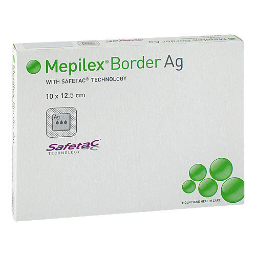 Mepilex Border Ag Verband 10x12,5cm - 1