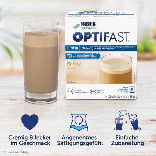 Optifast home Drink Kaffee Pulver - 6