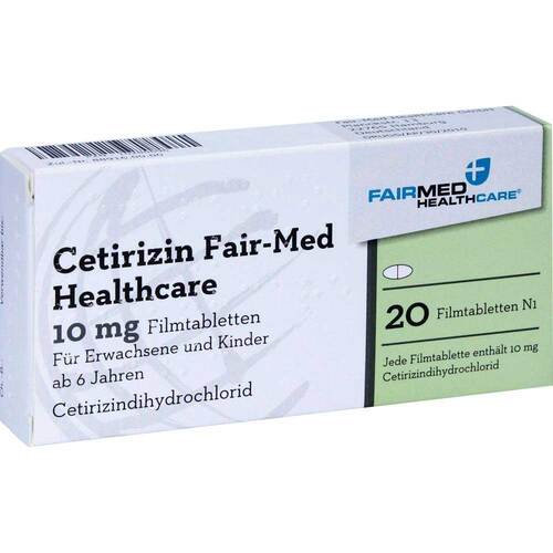 Cetirizin Fair-Med Healthcare 10 mg Filmtabletten - 1