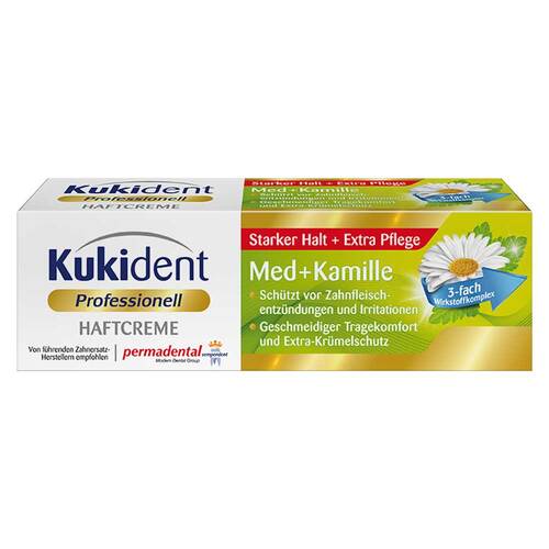 Kukident Haftcreme Med + Kamille - 1