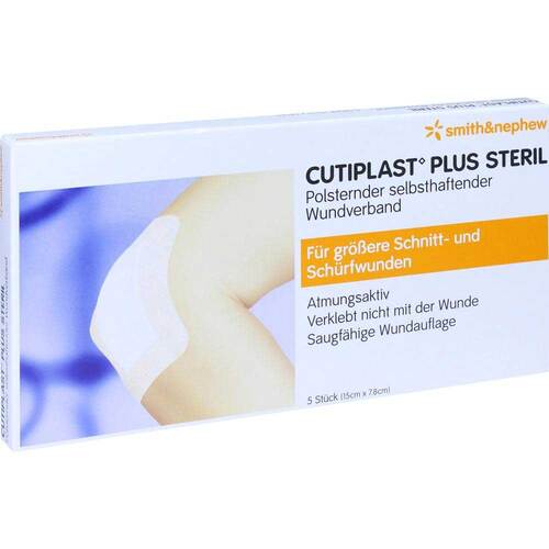 Cutiplast Plus steril 7,8x15 cm Verband - 1