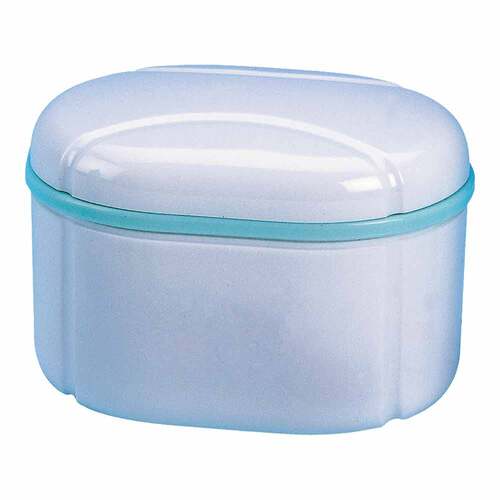 Gebiss-Prothesenbox 3teilig Sieb Deckel Lactona - 1