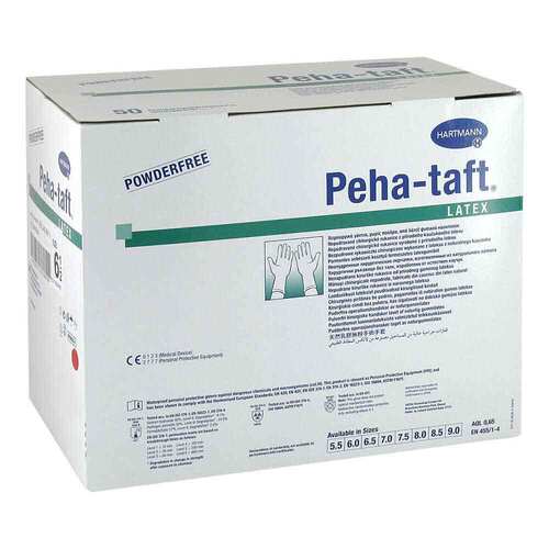 Peha-Taft latex Op-Handschuhe Gr&ouml;&szlig;e 6,5 - 1