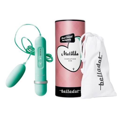 Belladot / Matilda 4-Stufen Ei-Vibrator gr&uuml;n - 1