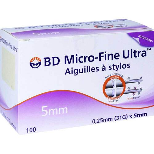BD Micro-Fine Ultra Pen-Nadeln 0,25x5 mm - 1