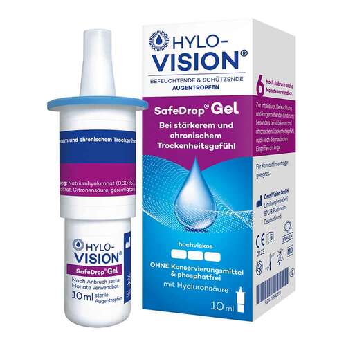 Hylo-Vision Safedrop Gel Augentropfen - 1