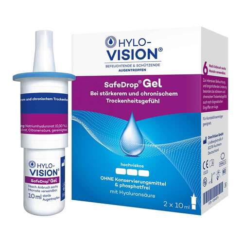 Hylo-Vision Safedrop Gel Augentropfen - 1