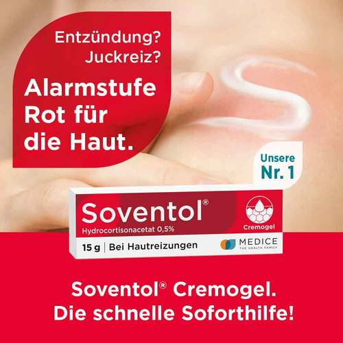 Soventol® HydroCortisonacetat 0,5% Cremogel bei Hautentz&uuml;ndungen - 3