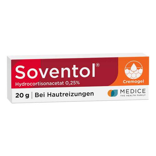 Soventol® Hydrocortisonacetat 0,25% Cremogel bei Hautentz&uuml;ndungen - 1