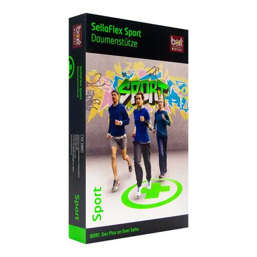 Bort Sellaflex Daumenst&uuml;tze Sport S schwarz-gr&uuml;n - 1