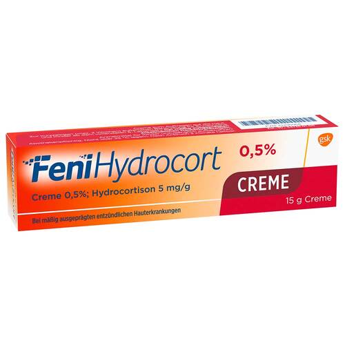 FeniHydrocort Creme 0,5 %, Hydrocortison 5 mg/g, wirksam bei Hautentz&uuml;ndungen - 1