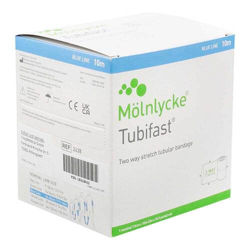 Tubifast 2-Way-Stretch 7,5 cm x 10 m blau - 1