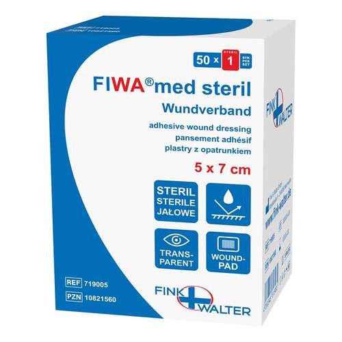 Wundverband steril 5x7 cm transparent - 1