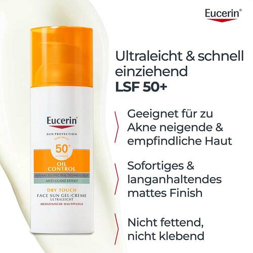 Eucerin Sun Gel-Creme Oil Control LSF 50+ - 8