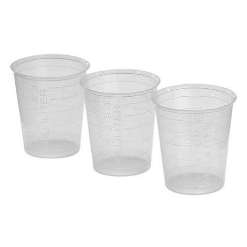 Einnehmeglas graduiert Kunststoff transparent - 1