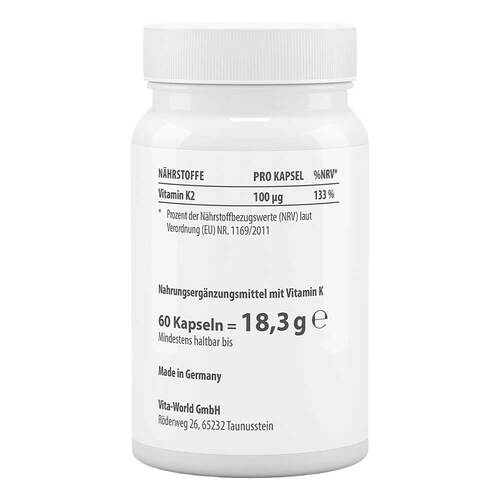 Menachinon Vitamin K2 100 µg Kapseln - 2