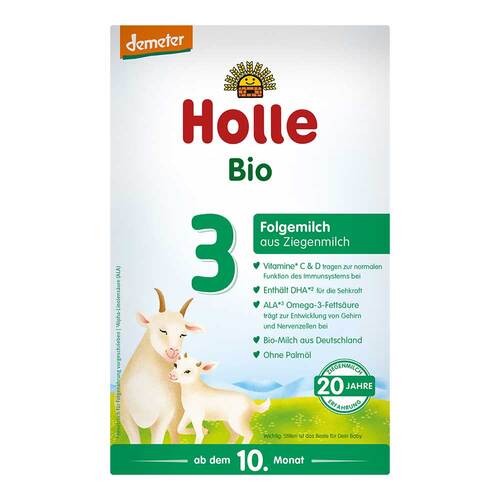 Holle Bio Folgemilch 3 auf Ziegenmilchbasis Pulver - 1