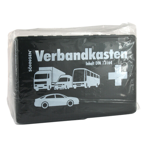 Kfz-Verbandkasten KU schwarz mit F&uuml;ll.Standard DIN13164 - 1