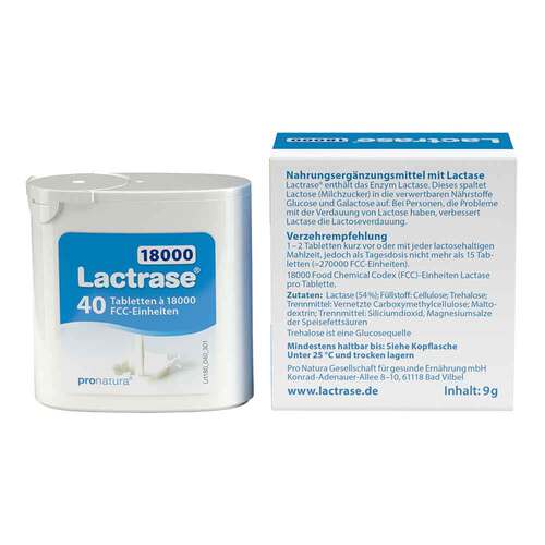 Lactrase 18.000 FCC Tabletten im Spender - 2