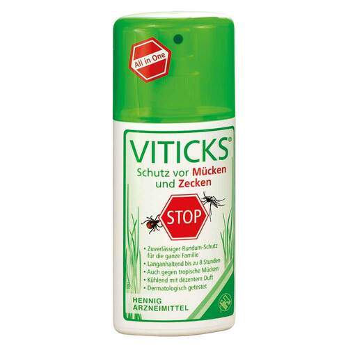 Viticks Schutz vor M&uuml;cken und Zecken Spr&uuml;hflasche - 1