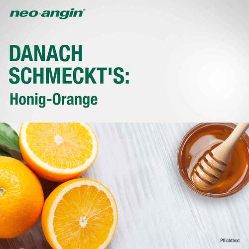 neo-angin® Benzydamin gegen akute Hasschmerzen Honig Orange - 4