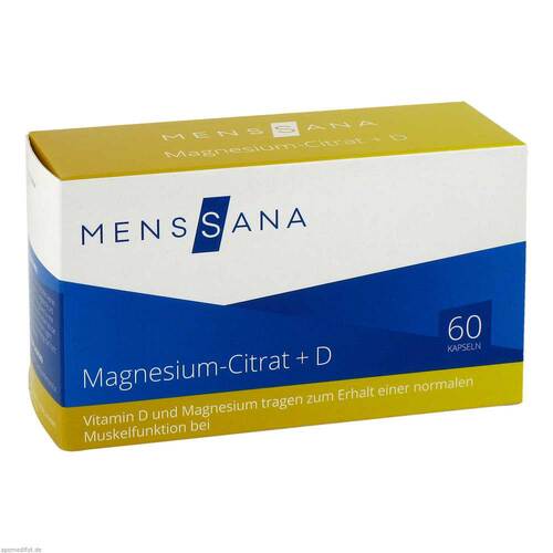 Magnesiumcitrat + D Menssana Kapseln - 1