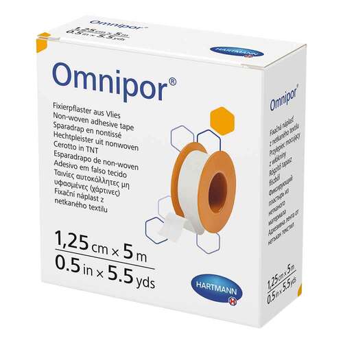 Omnipor Fixierpflaster Vlies 1,25 cmx5 m - 1