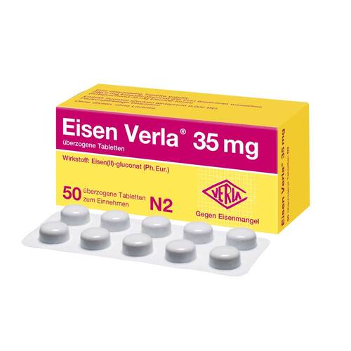 Eisen Verla® 35 mg &uuml;berzogene Tabletten - 1