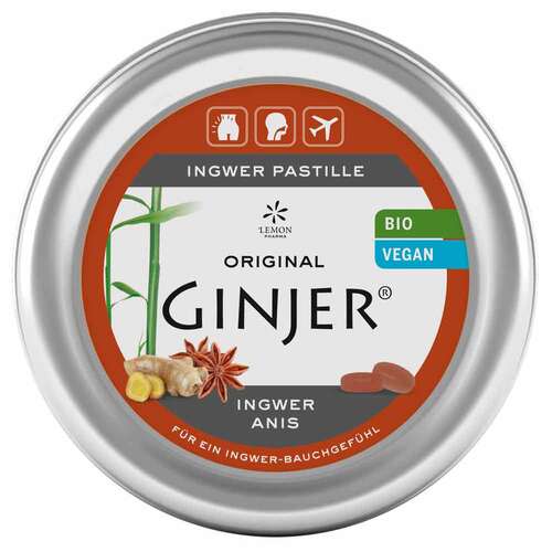 Ingwer Ginjer Anis Pastille Bio - 1