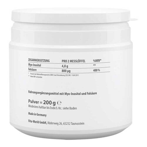 Inositol + Fols&auml;ure Pulver - 2