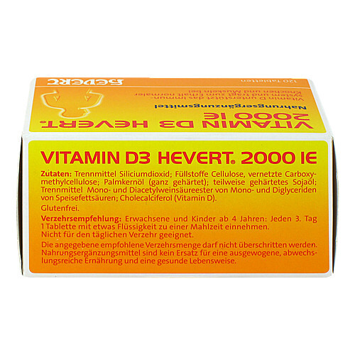 Vitamin D3 Hevert 2.000 I.E. Tabletten - 2