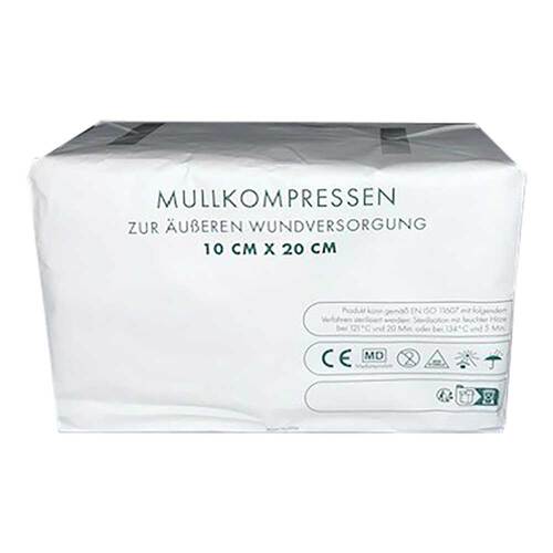 Mullkompressen 10x20 cm unsteril 8fach - 1