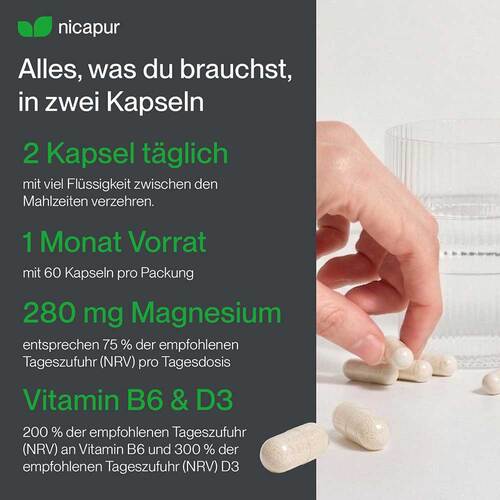 Nicapur Mehrwert-Magnesium Kapseln - 6