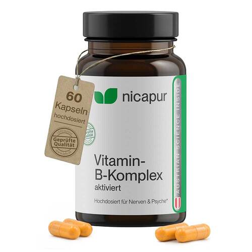 Nicapur Vitamin B-Komplex aktiviert Kapseln - 2