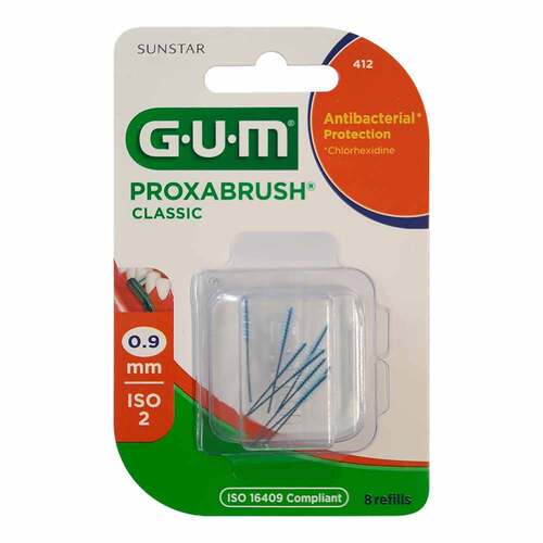 GUM Proxabrush Classic Ersatzb&uuml;rsten 0,9 mm - 1