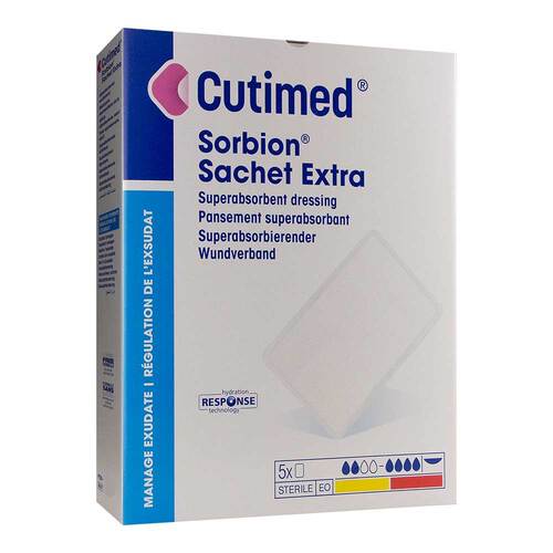 Sorbion Cutimed Sachet Extra Wundauflage 20x20 cm - 1