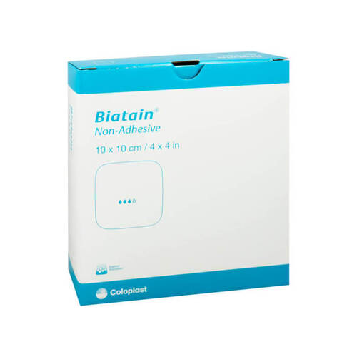 Biatain Schaumverband 10x10 cm nicht haftend - 1