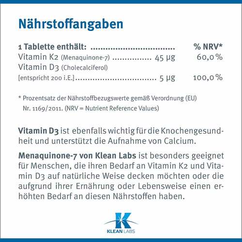 Menaquinone-7 Tabletten - 5