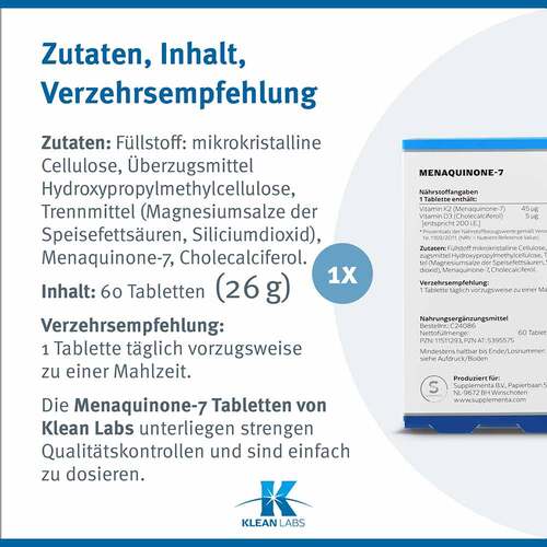 Menaquinone-7 Tabletten - 6