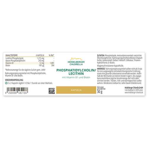 Phosphatidylcholin / Lecithin Phospholipide Kapseln - 2