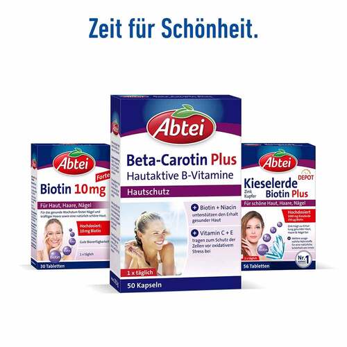 Abtei Beta-Carotin Plus Hautaktive B-Vitamine Kapseln  - 6